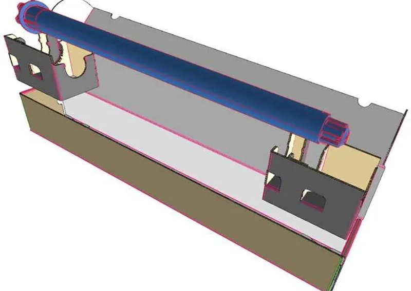 Corrugated packaging solution developed by DS Smith and SOMFY to replace EPS inserts for roller shutter motors