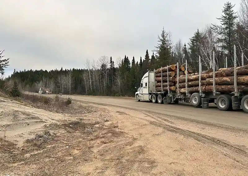 Success for Automated Truck Convoy in Forestry