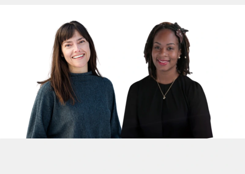 Portraits of Karen Kaizer and Stacey Thompson-Marcial