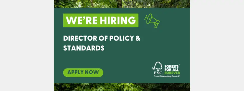 New Job Opportunity with FSC Canada: Director of Policy & Standards
