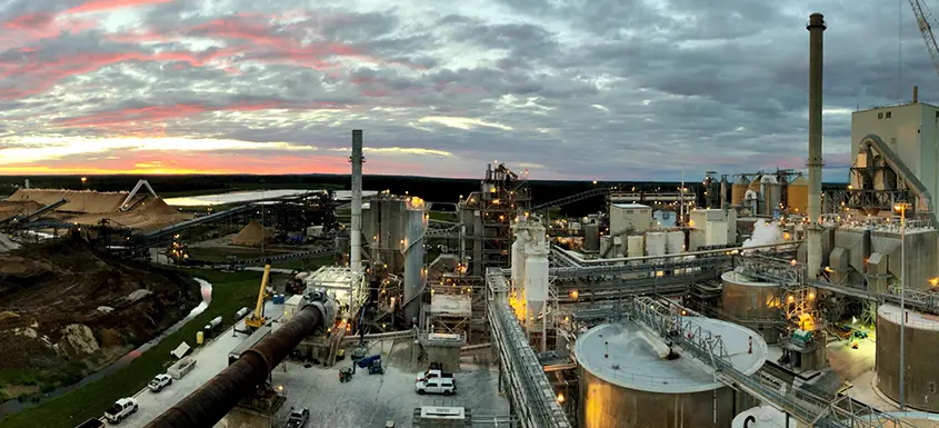 The Marlboro Mill from overhead. Source: Domtar