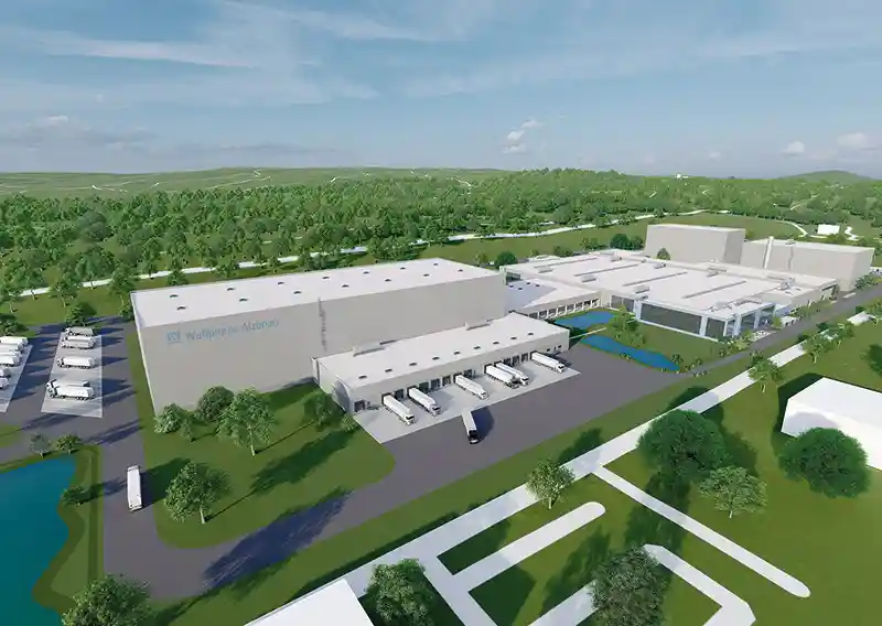 Palm’s new box plant in Alzenau/Germany