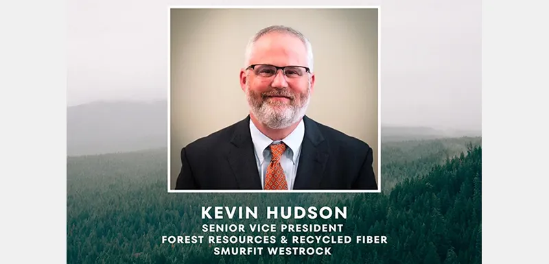 Kevin Hudson of Smurfit Westrock elected chairman of the Forest Resources Association