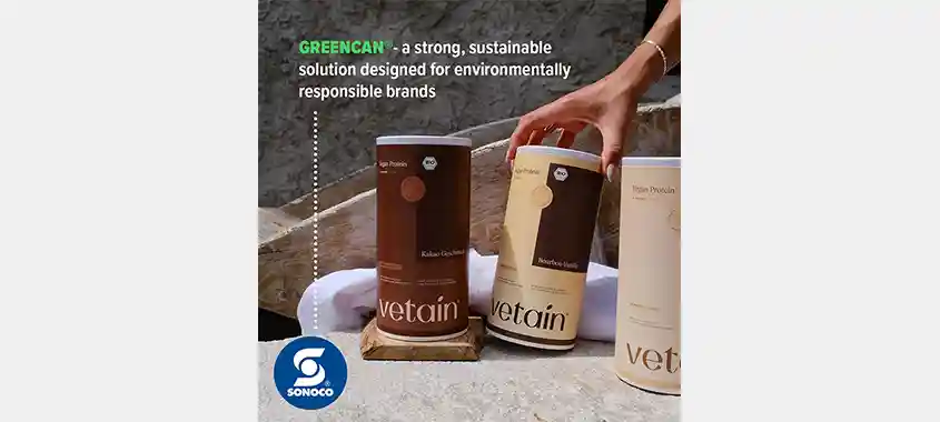 Vetain Adopts Sonoco GreenCan® Paper Packaging