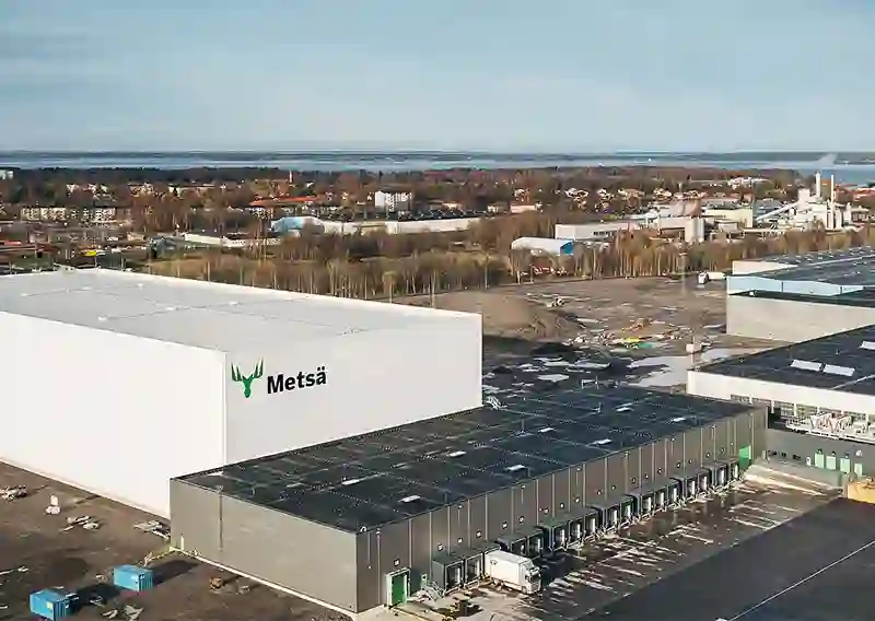 The Metsä Tissue mill in Mariestad, Sweden.