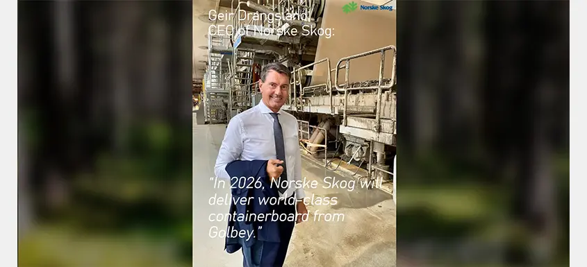 Geir Drangsland, CEO of Norske Skog