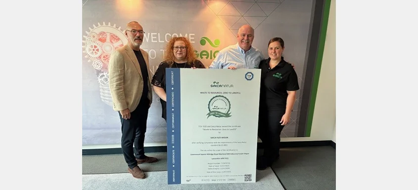 Saica Flex Wigan Achieves Zero to Landfill Certification