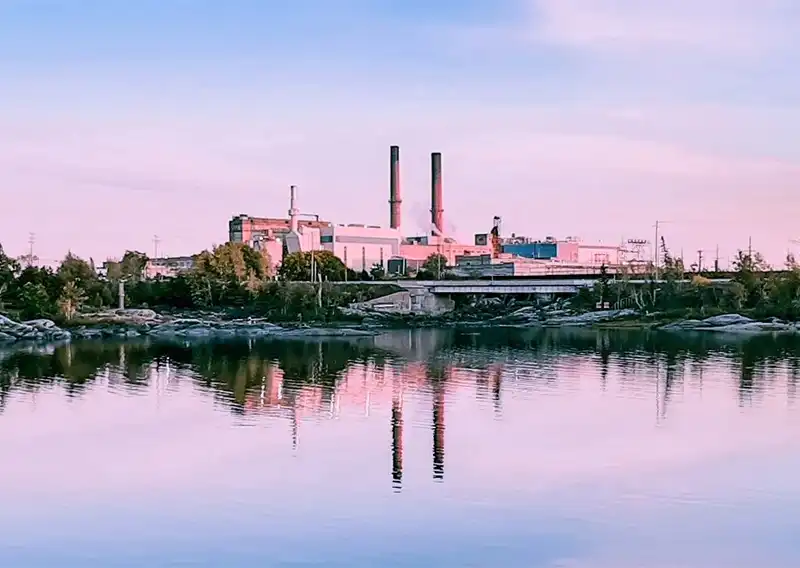 Kap Paper, the pulp and paper mill in Kapuskasing, Ontario