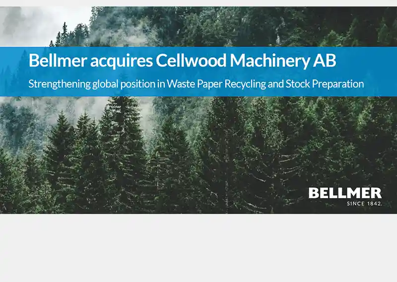 Bellmer Acquires Cellwood Machinery to Expand Recycling