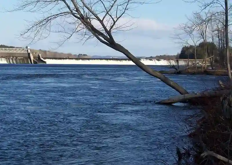 Shawmut Dam supports Sappi Somerset Mill’s water intake and discharge