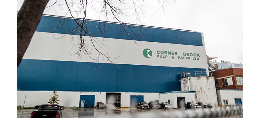 Kruger’s Corner Brook pulp and paper mill in Newfoundland and Labrador