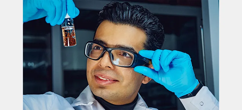 Doctoral researcher Mohammad Karzarjeddi 