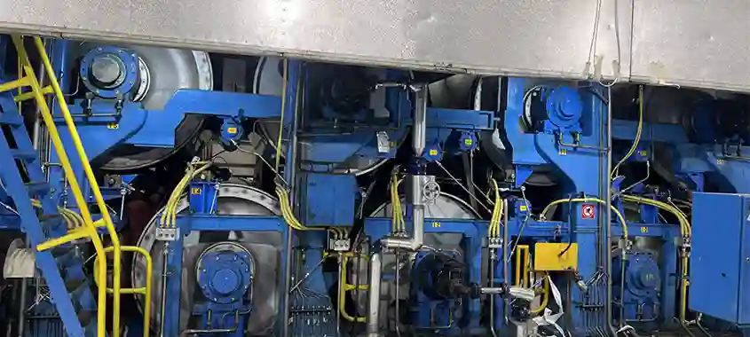 Runtech’s RunShooter technology is installed on the PM7 dryer section.