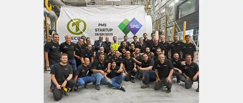 Toscotec starts-up PM5 tissue line for Saudi Paper Group in Saudi Arabia